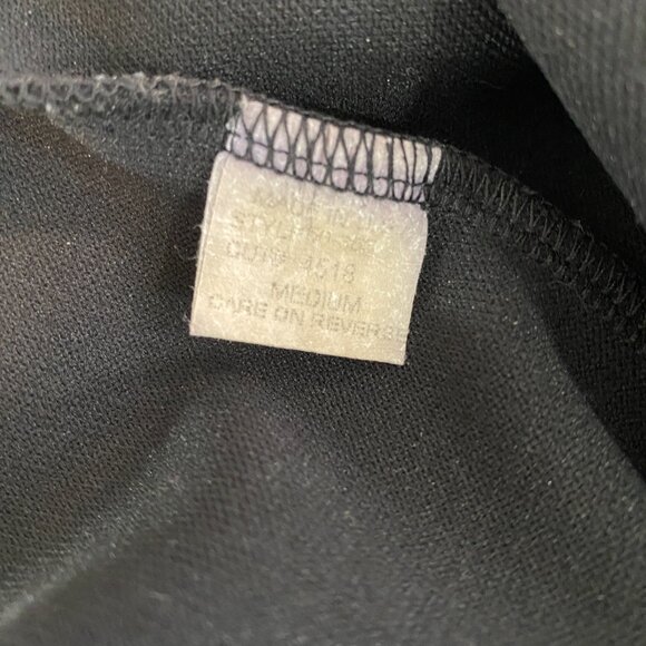 Vintage Y2K Hot Kiss Black Velvet Mini Skirt Skort Size Medium Pull On - Picture 8 of 9